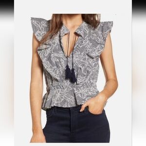 McGuire top Embroidered Top small $275 NWOT